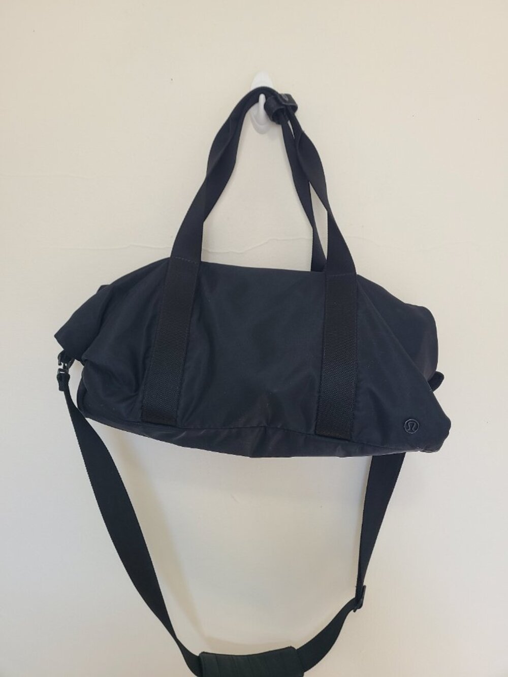 Lululemon Black Fast Track Duffle Bag Black Travel Weekender